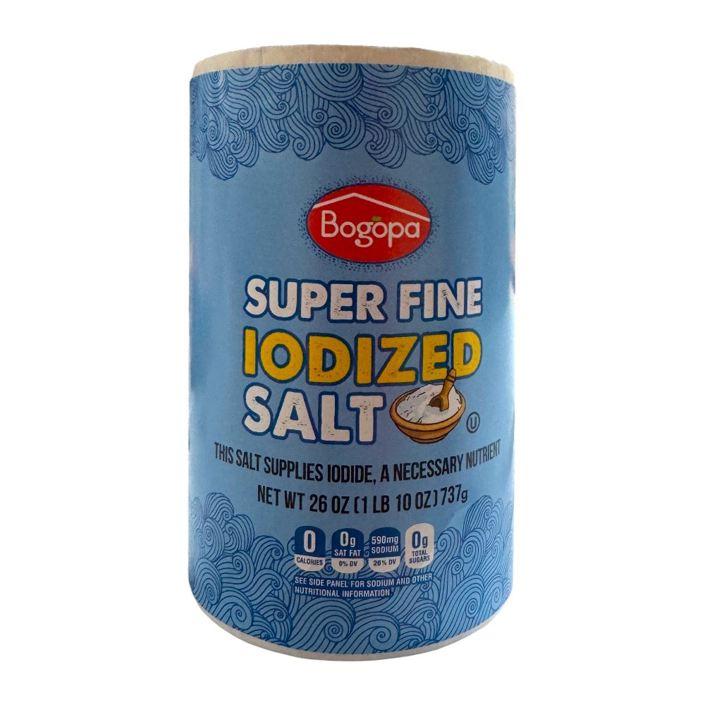 Bogopa Salt Iodized Salt Super Fine Salt – ZHICAY FOODS