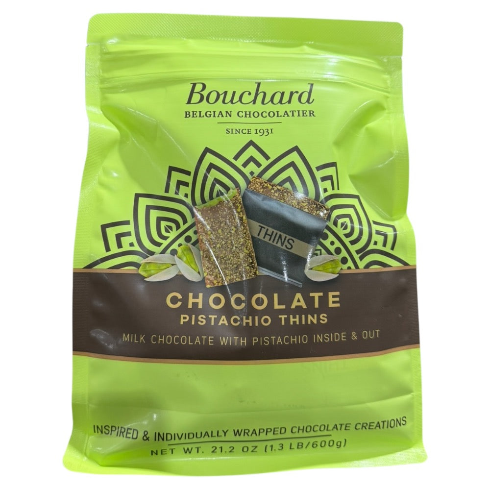 Bouchard chocolate Pistachio Thins
