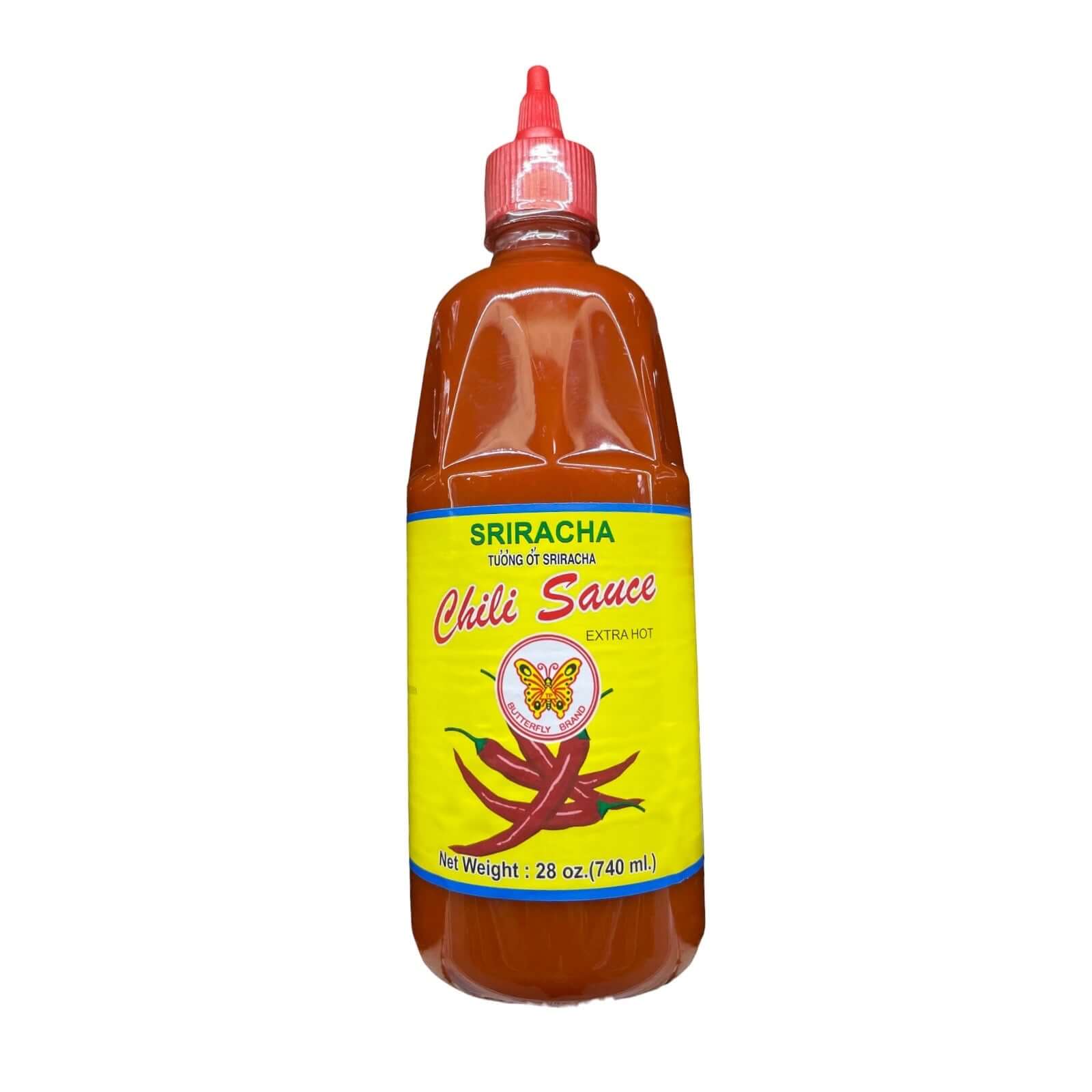 Butterfly Brand Sriracha Chili Sauce Extra Hot – ZHICAY FOODS