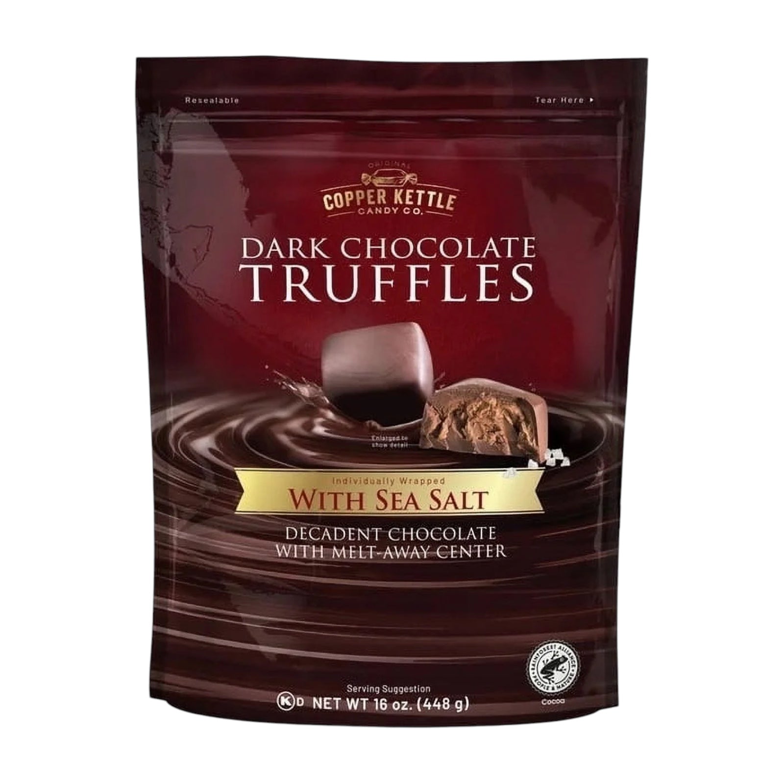 Dark Chocolate Sea Salt Truffles | Copper Kettle Candy – ZHICAY FOODS