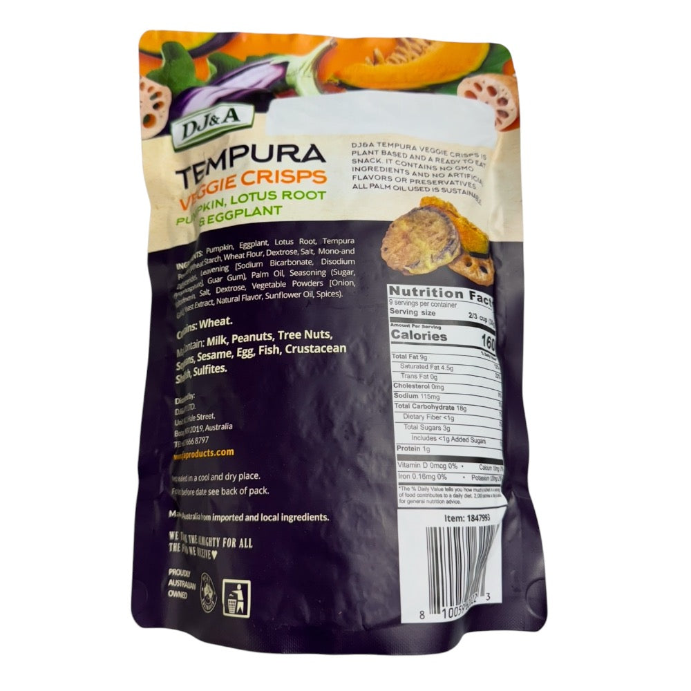 DJ&A Tempura Veggie Crisps – ZHICAY FOODS