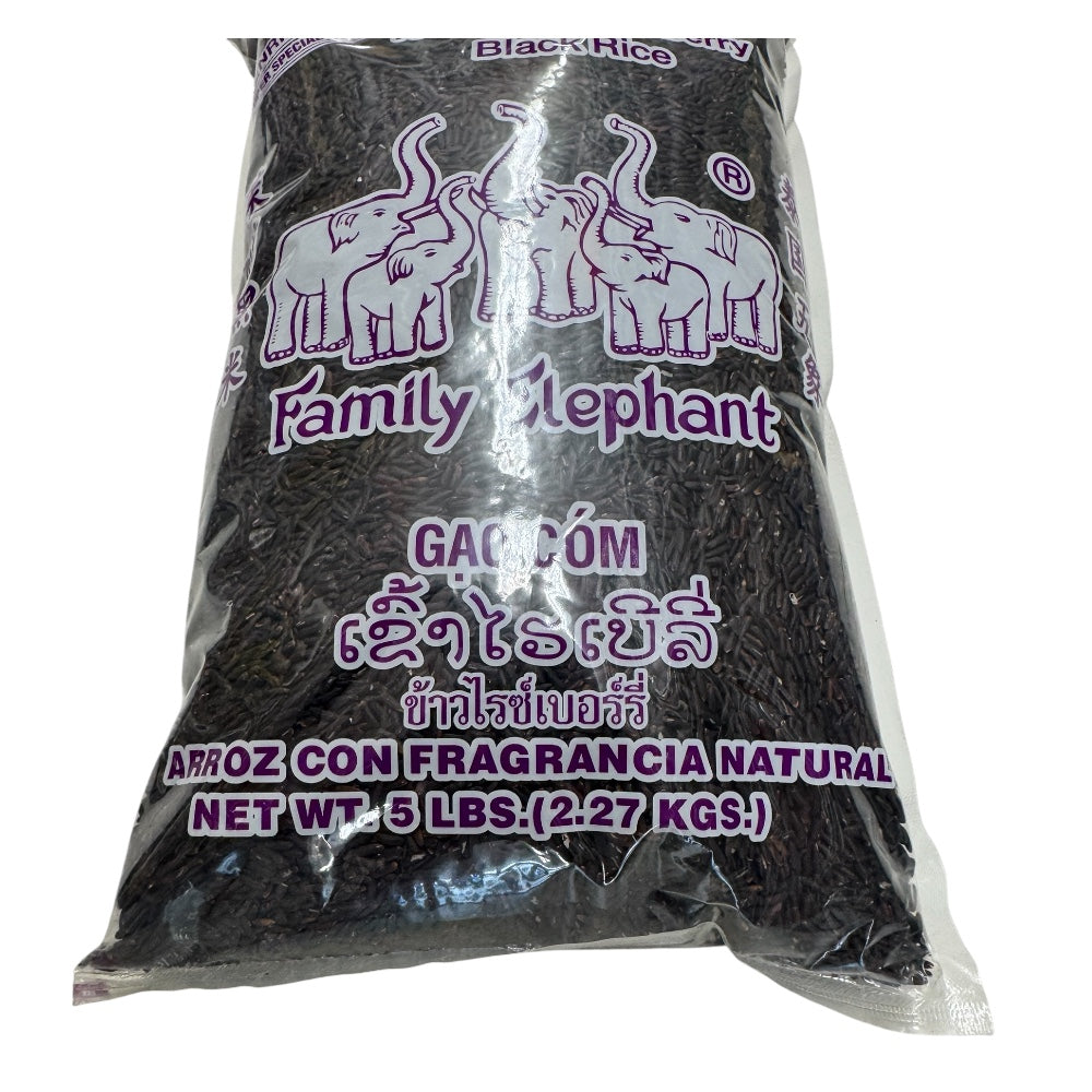 Family Elephant 100% Thai Riceberry Black Rice