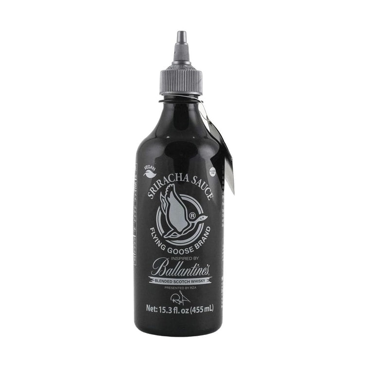 Flying Goose Brand Sriracha Sauce Ballantine's Blended Scotch Whisky