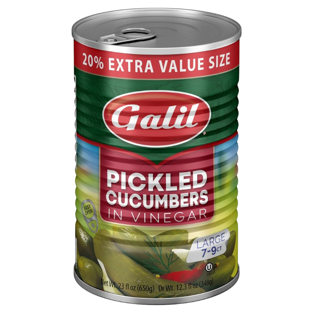 GALIL PICKLED CUCUMBERS IN VINEGAR
