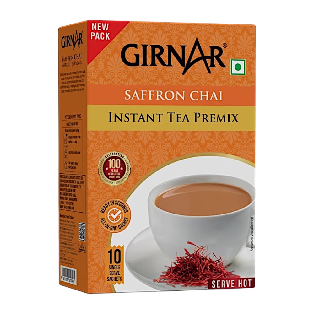GIRNAR SAFFRON CHAI INSTANT TEA PREMIX