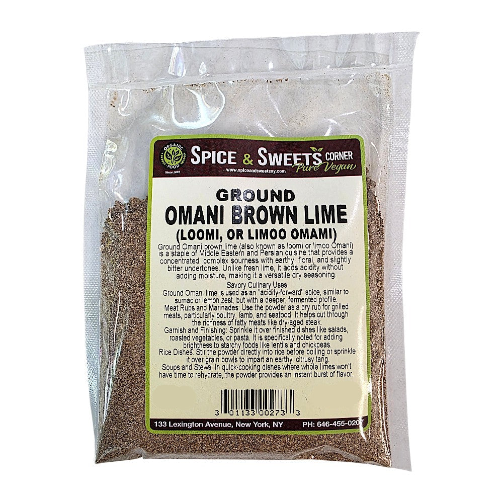 GROUND OMANI BROWN LIME (LOOMI, OR LIMOO OMAMI)