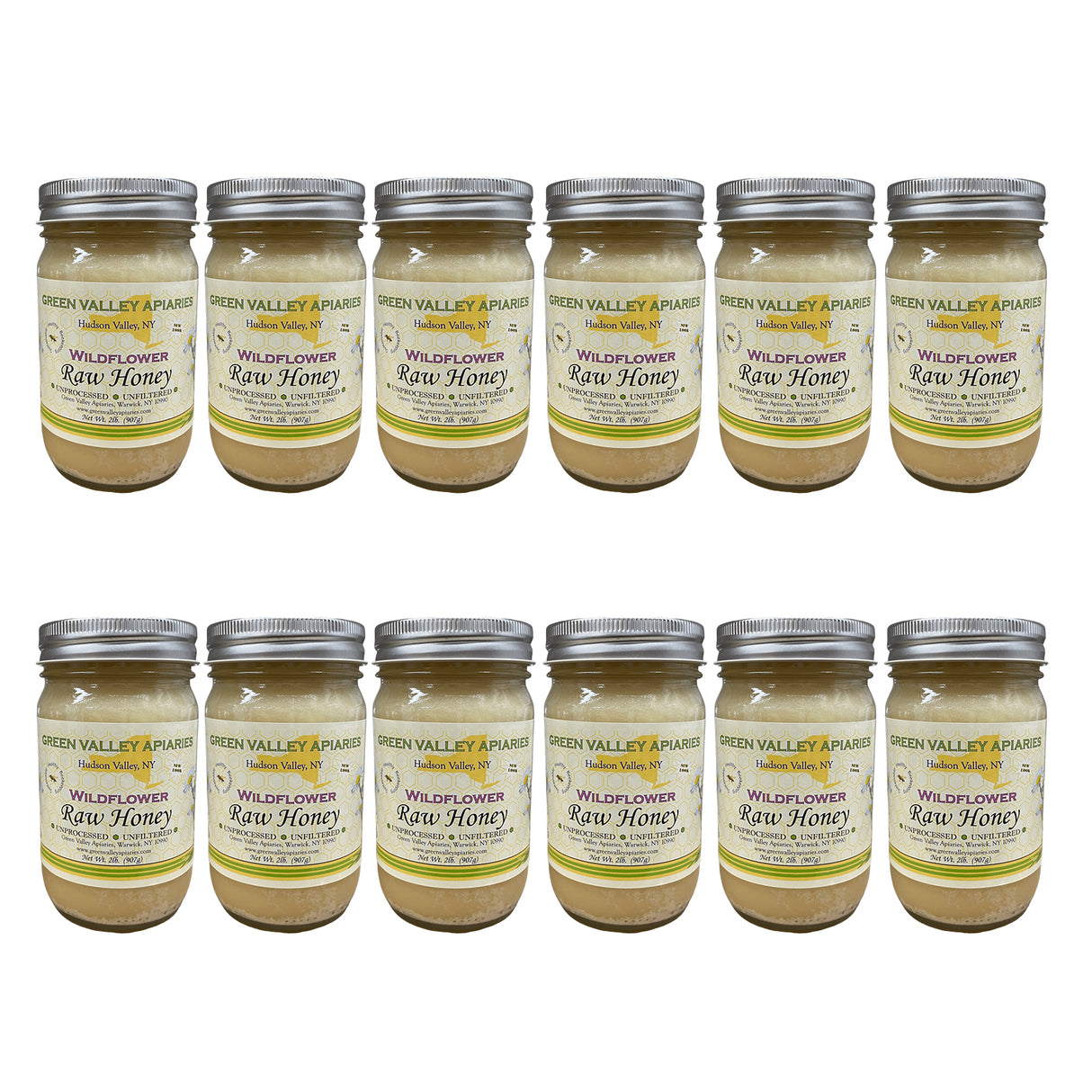 Green Valley Apiaries Wildflower Raw Honey