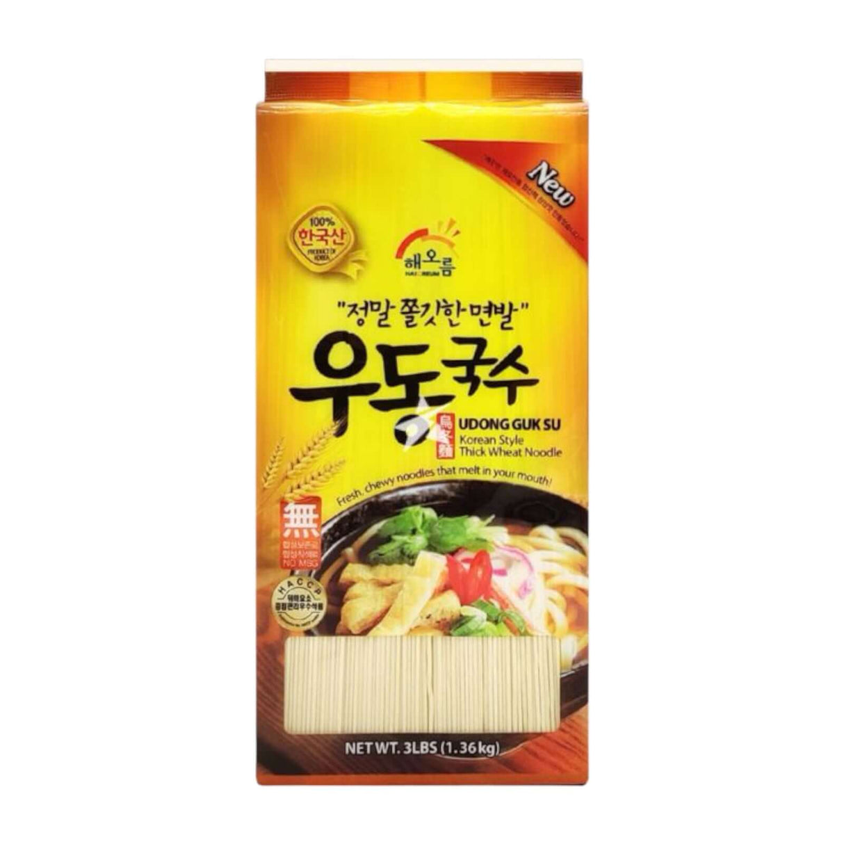 Haio Udon Guksu Korean Style Thick Wheat Noodles