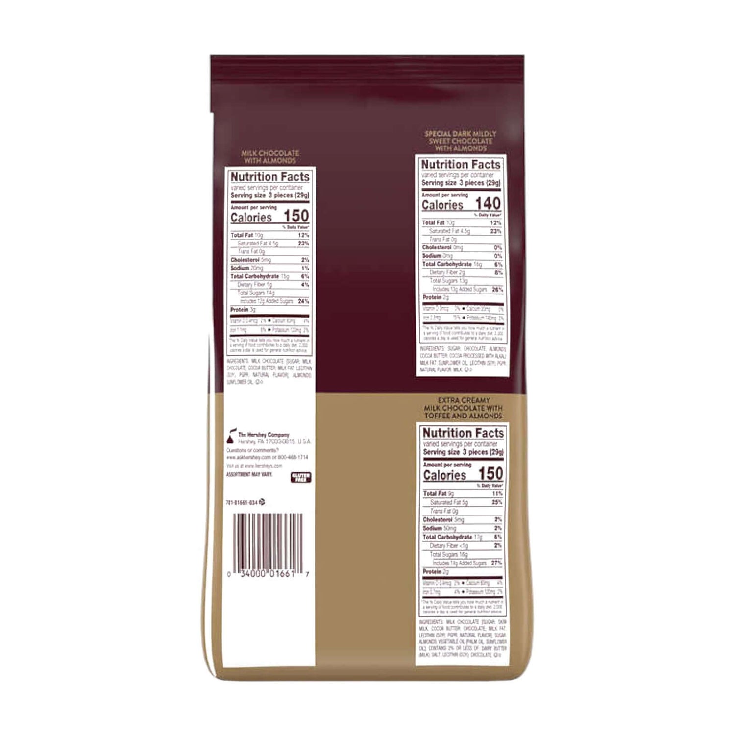 Hershey's Nuggets Assortment, Variety Pack (145-count)