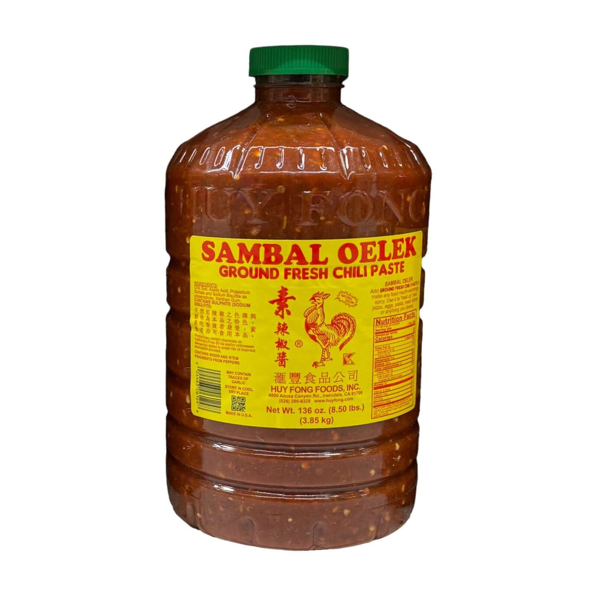 Huy Fong Foods Sambal Oelek Ground Fresh Chili Paste