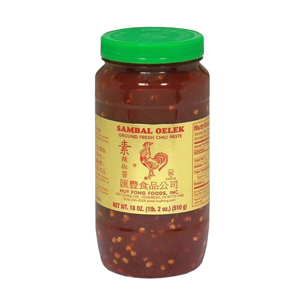 Huy Fong Foods Sambal Oelek Ground Fresh Chili Paste