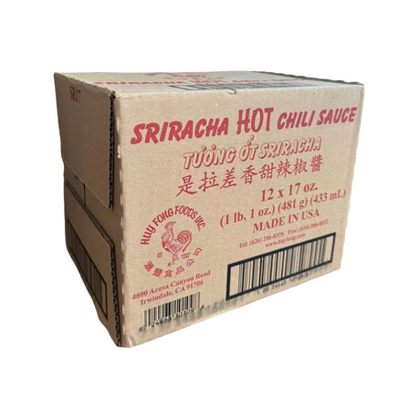Huy Fong Foods Sriracha Hot Chili Sauce 12X17 oz