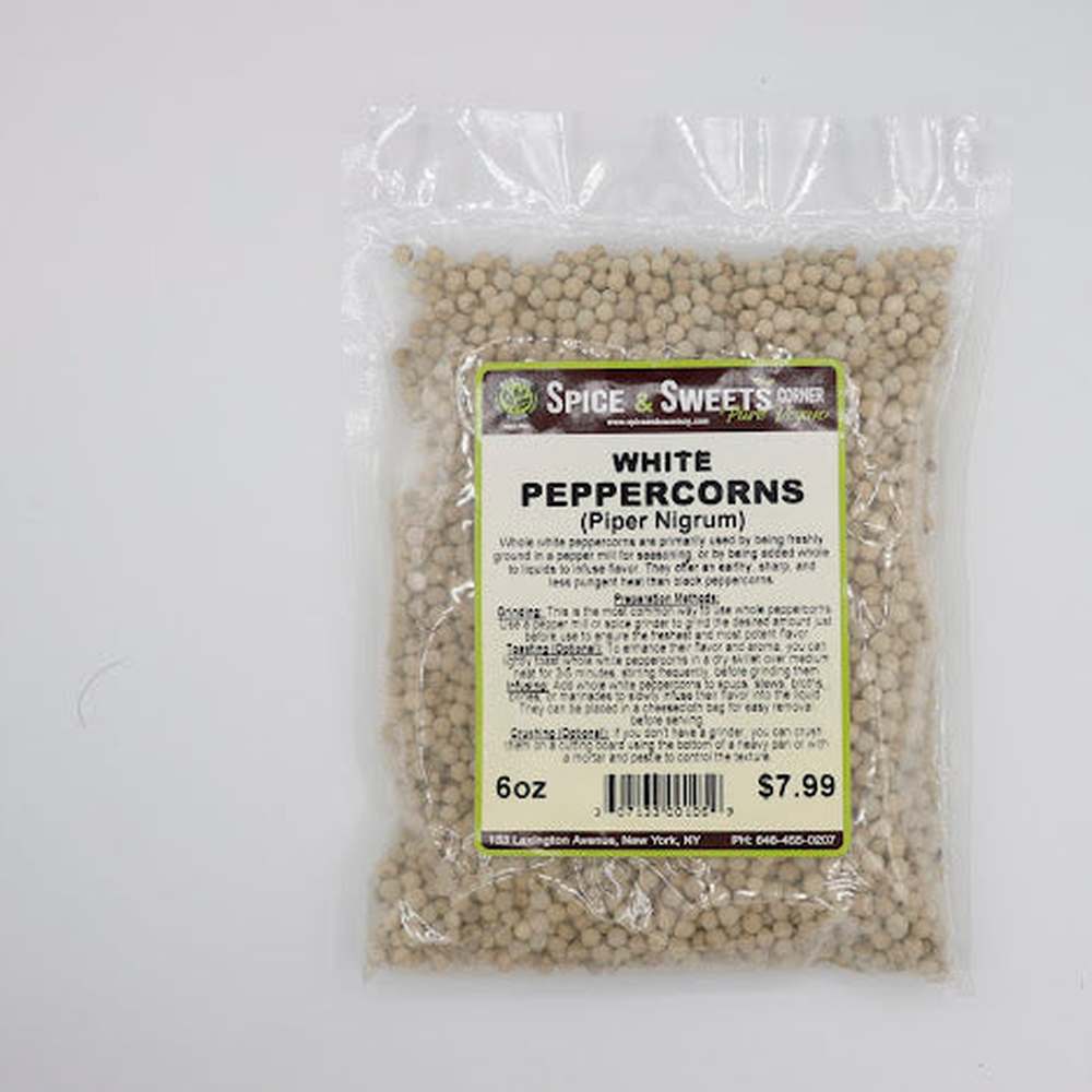 WHITE PEPPERCORNS (piper Nigrum)