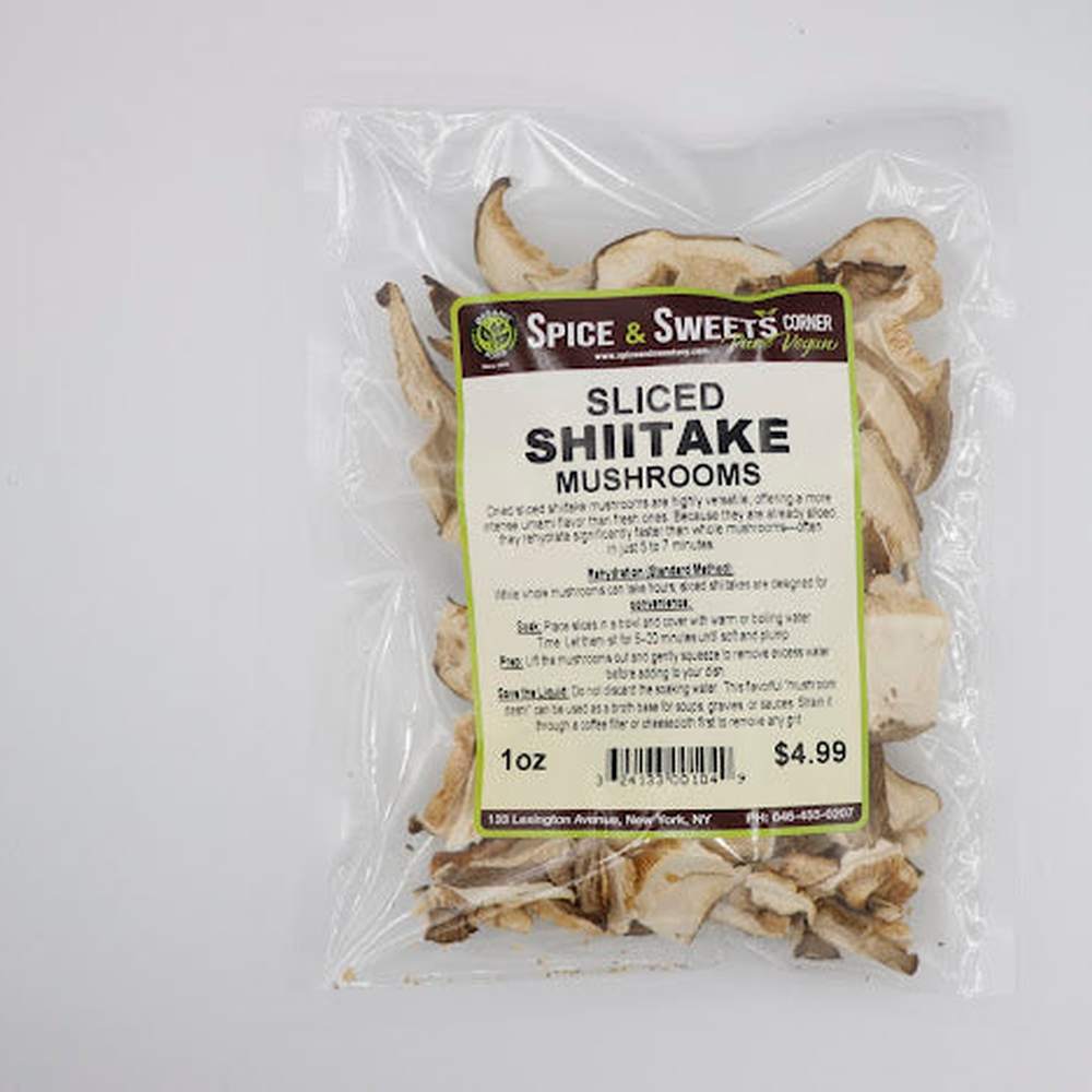 SHITAKE MUSHROOMS SLICED