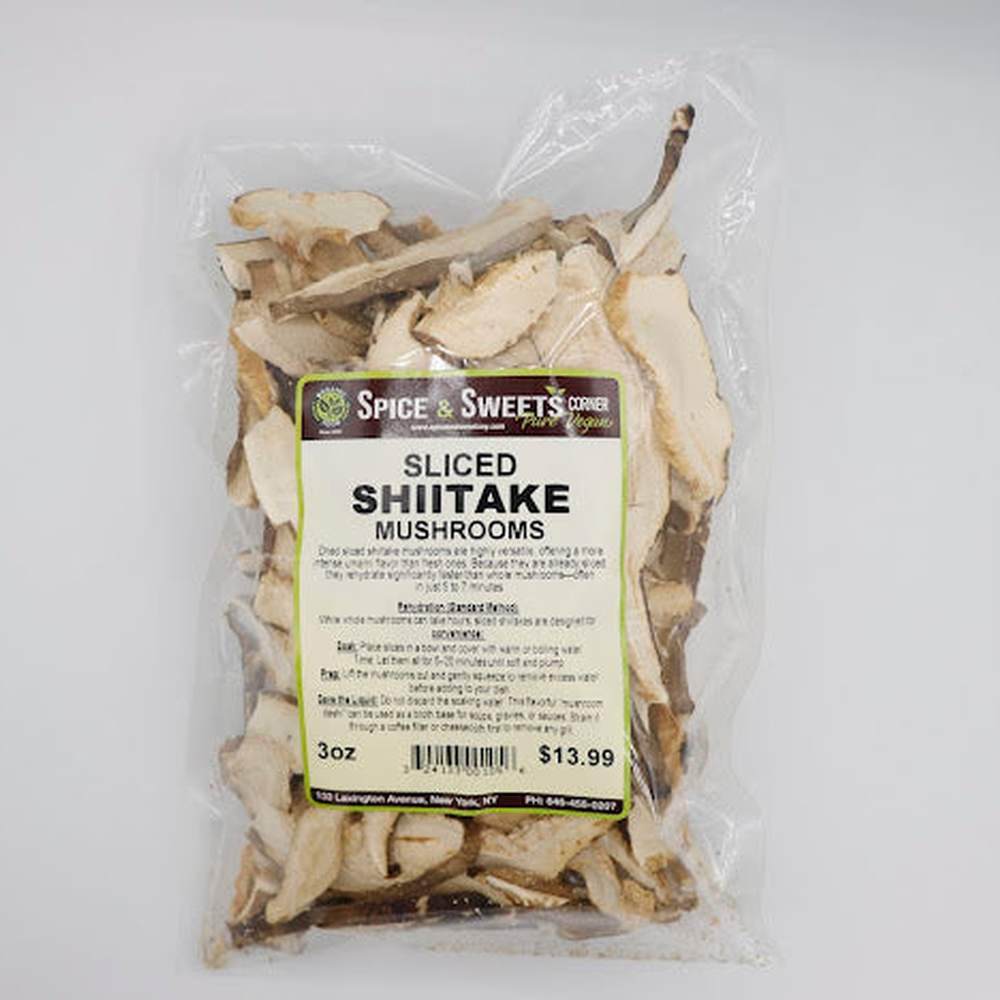 SHITAKE MUSHROOMS SLICED