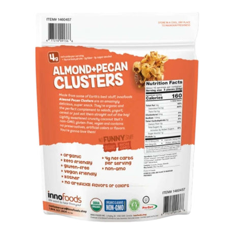 Inno Foods Organic Almond + Pecan Clusters