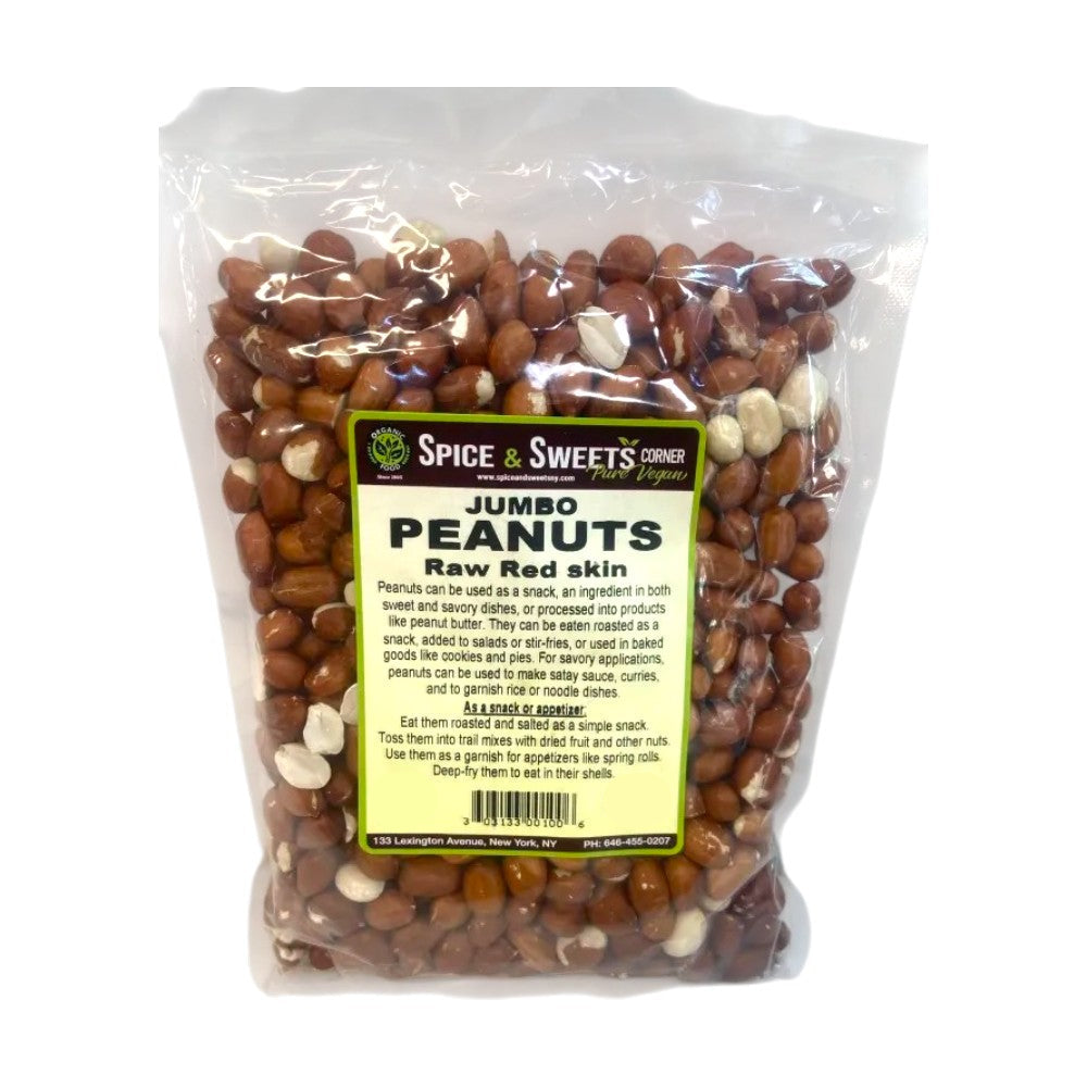 JUMBO PEANUTS RAW RED SKIN