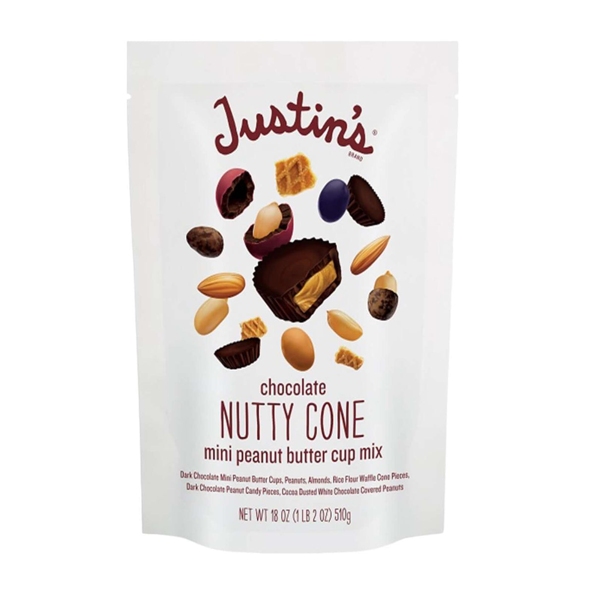 Justin's Chocolate Nutty Cone Mini Peanut Butter Cup Mix