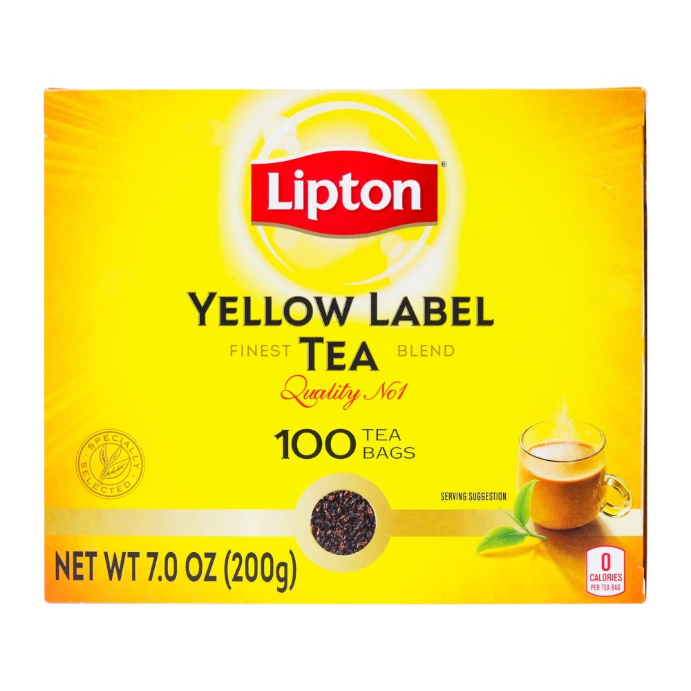 LIPTON YELLOW LABEL TEA 100 TEA BAGS
