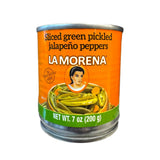 La Morena Sliced Green Pickled Jalapeño Peppers
