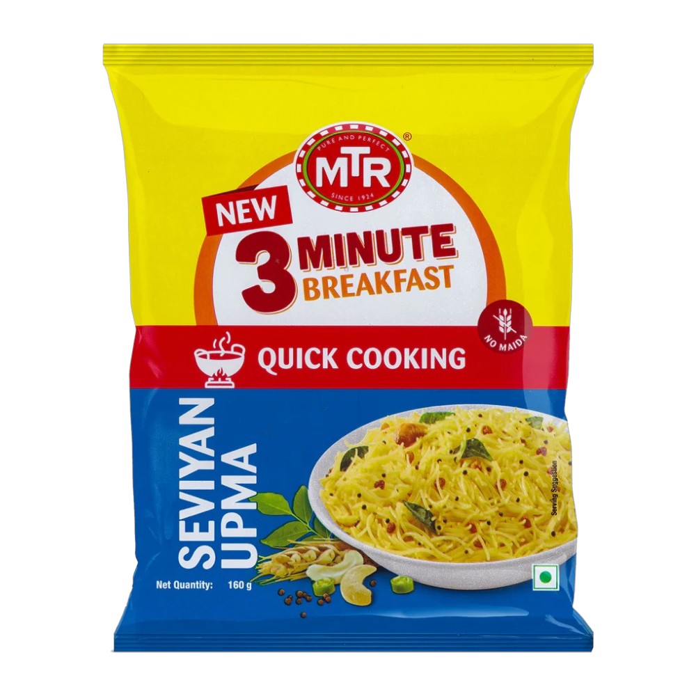 MTR 3 MINUTE BREAKFAST VERMICELLI (SEVIYAN) UPMA