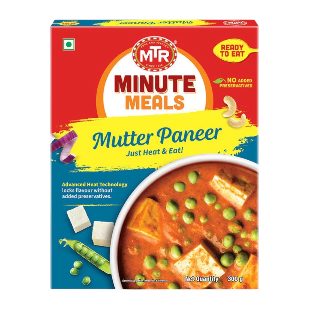 MTR MINUTE MEALS MUTTER PANEER