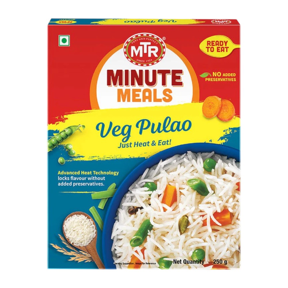 MTR MINUTE MEALS VEGETABLE PULAO