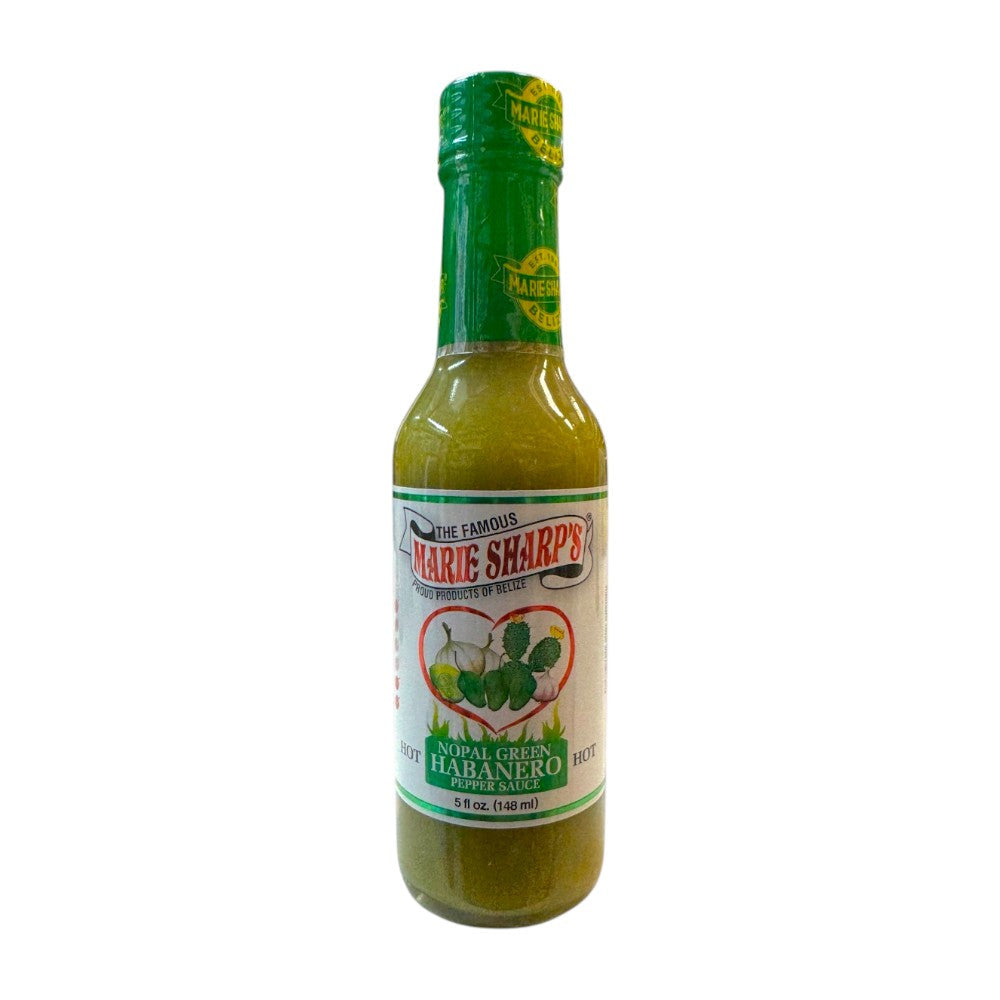 Marie Sharp's Hot Nopal Green Habanero Pepper sauce