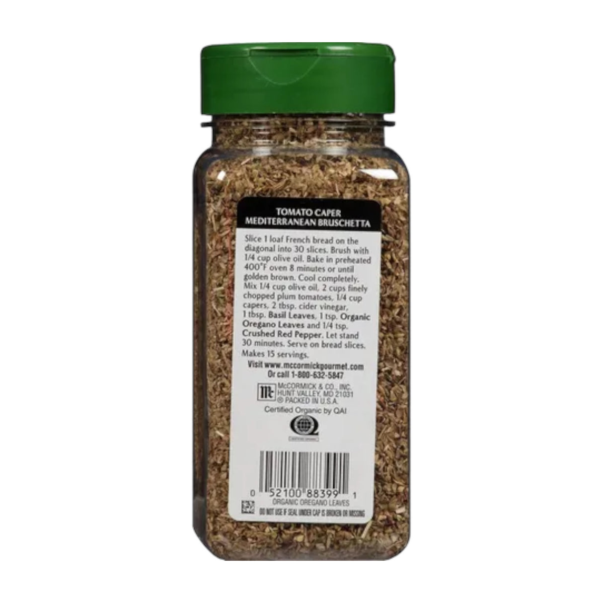 McCormick Gourmet Organic Oregano Leave