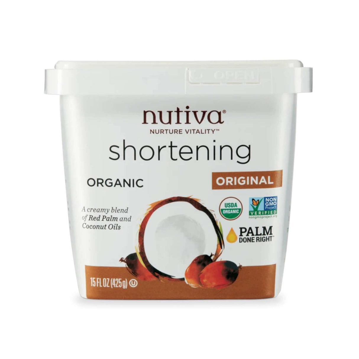 Nutiva Organic Red Palm & Coconut Shortening
