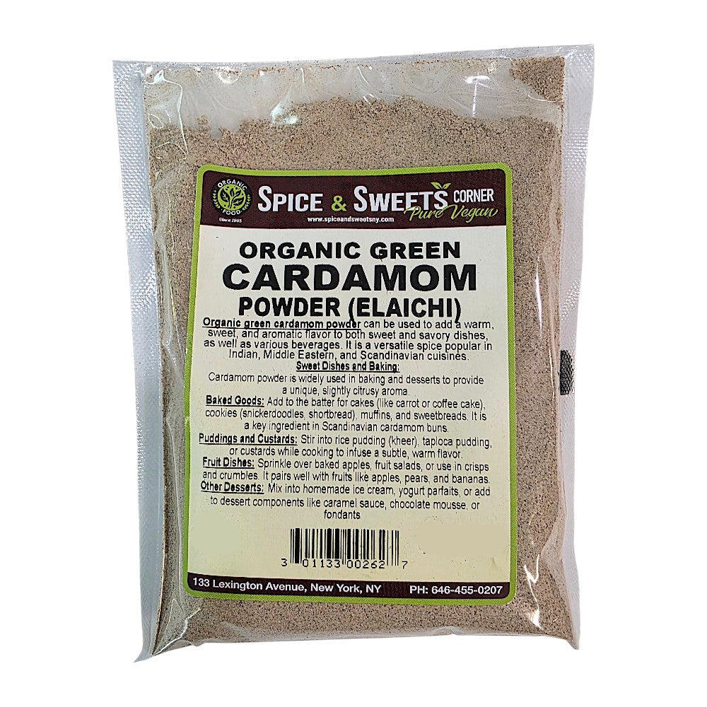 ORGANIC GREEN CARDAMOM POWDER (ELAICHI)