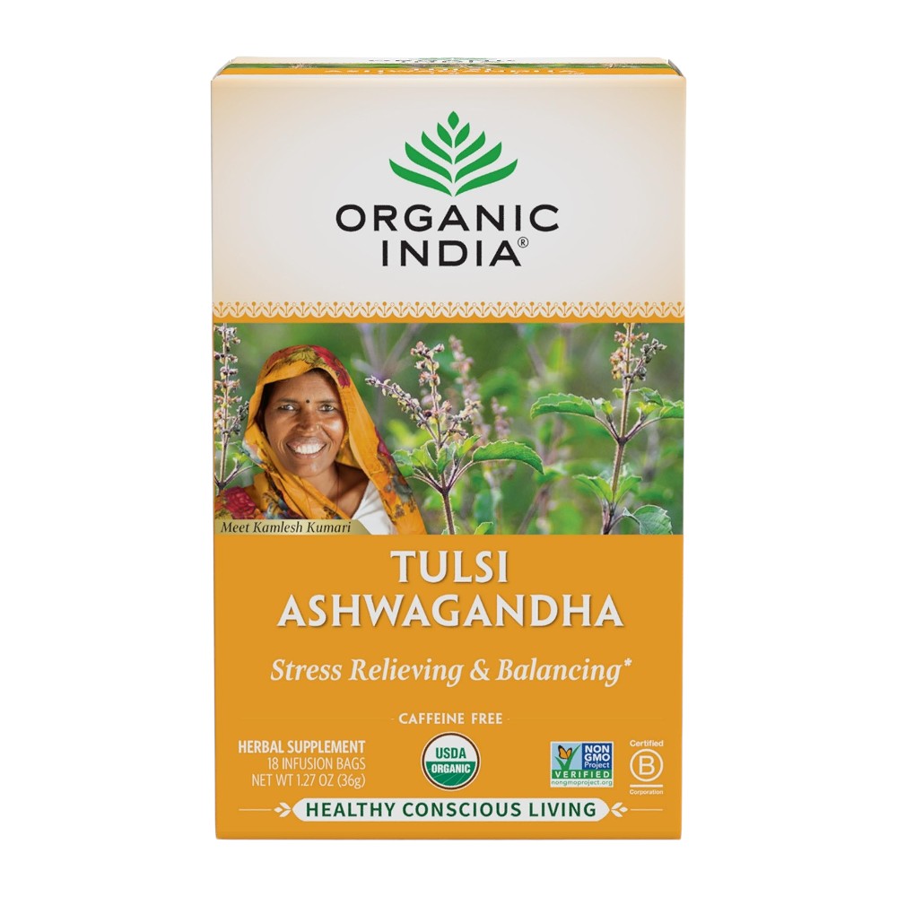 ORGANIC INDIA TULSI ASHWAGANDHA TEA