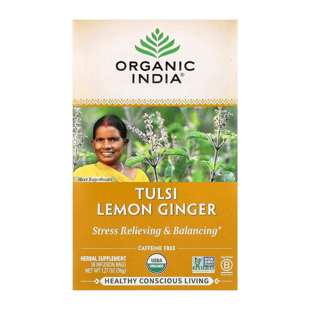 ORGANIC INDIA TULSI LEMON GINGER TEA