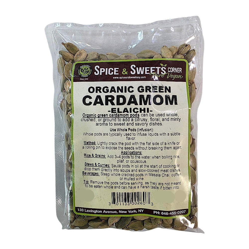 ORGANIC GREEN CARDAMOM (ELAICHI)
