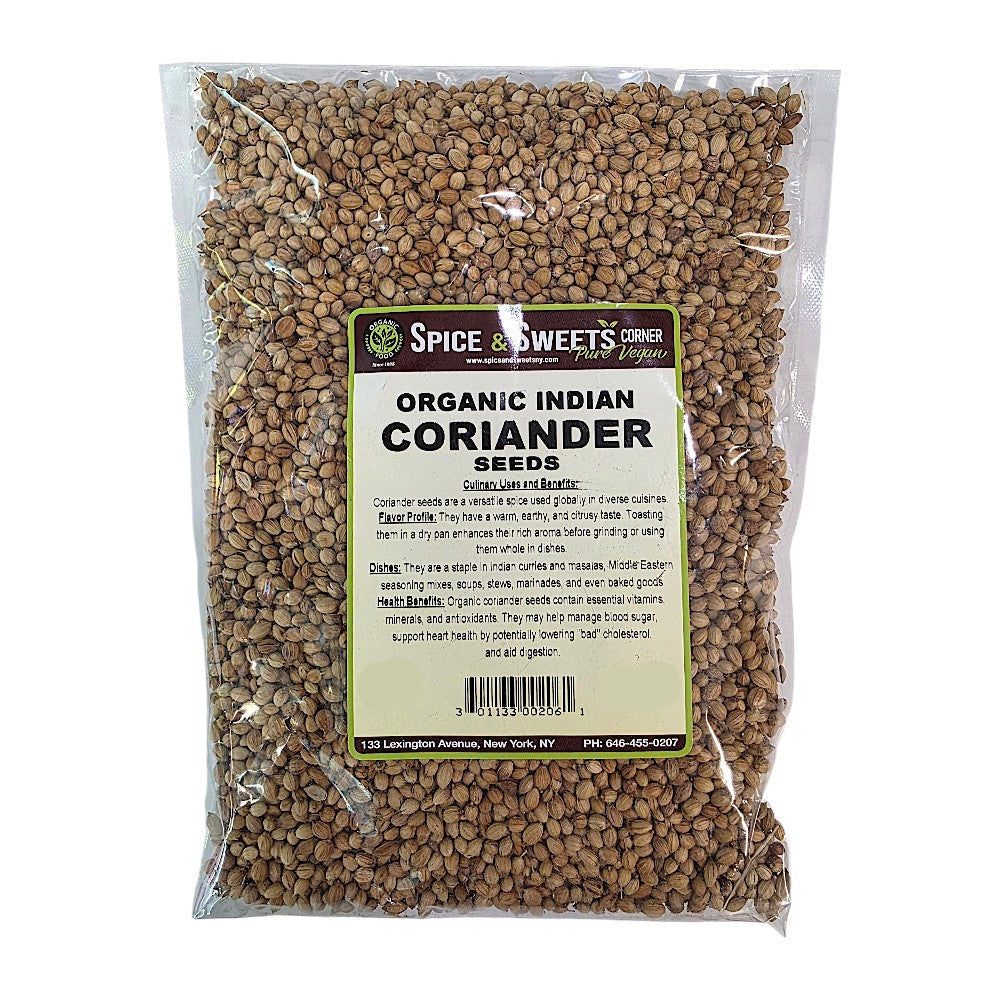 ORGANIC INDIAN CORIANDER SEEDS