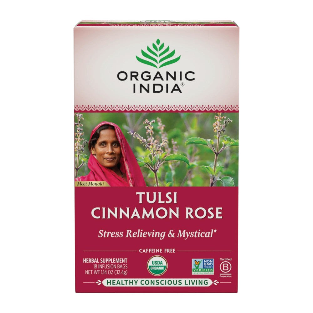 ORGANIC INDIA TULSI CINNAMON ROSE TEA