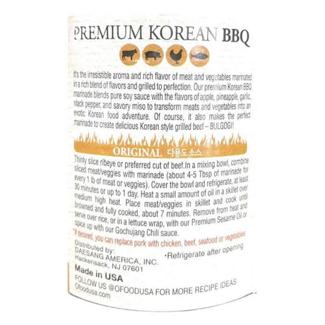 O'food Premium Korean BBQ Original (Sauce & Marinade)