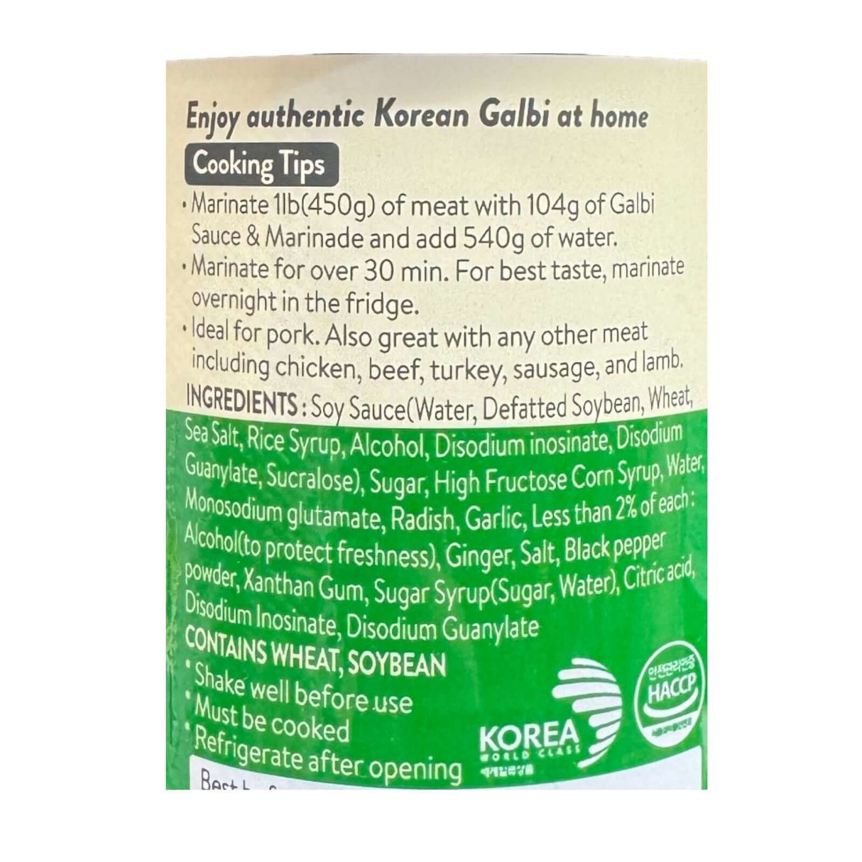 O'food Galbi Marinade For Pork