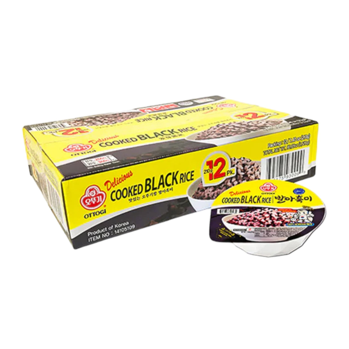 Ottogi Cooked Rice Ottogi Cooked Black Rice-Riz Noir Cuit – ZHICAY FOODS
