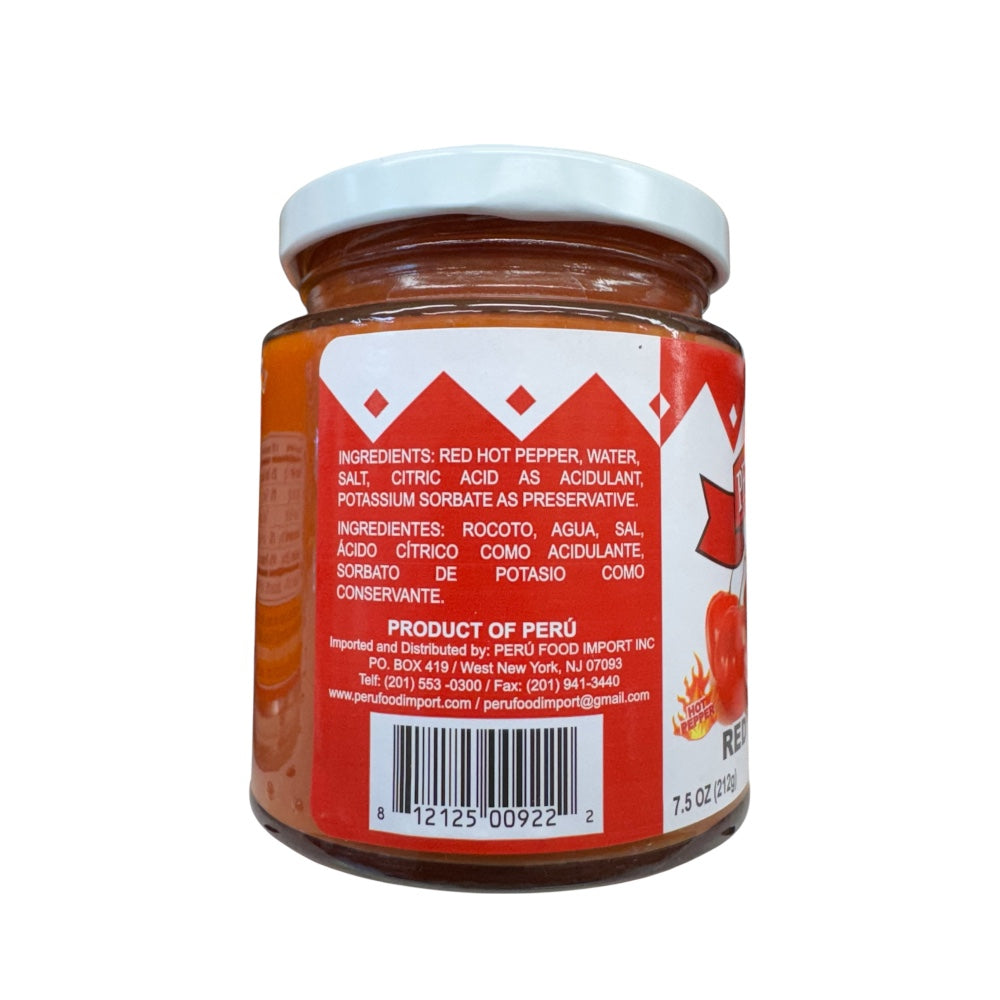 Peru Food Red Hot Pepper Rocoto Paste 7.5oz