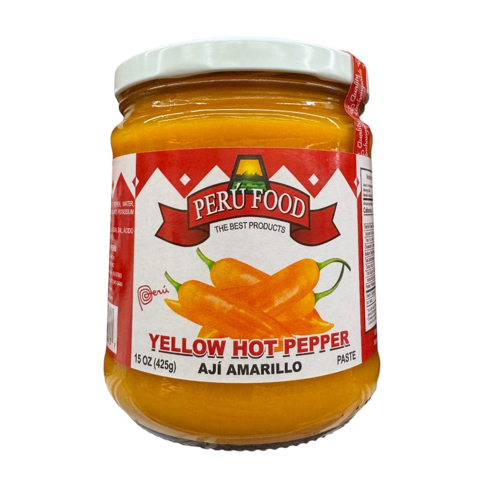 Peru Food Yellow Hot Pepper (Aji Amarillo) Paste