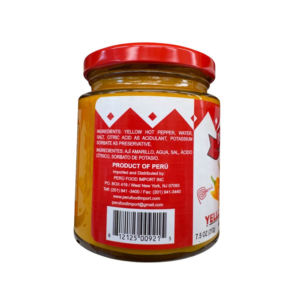 Peru Food Yellow Hot Pepper Aji Amarillo Paste 7.5oz
