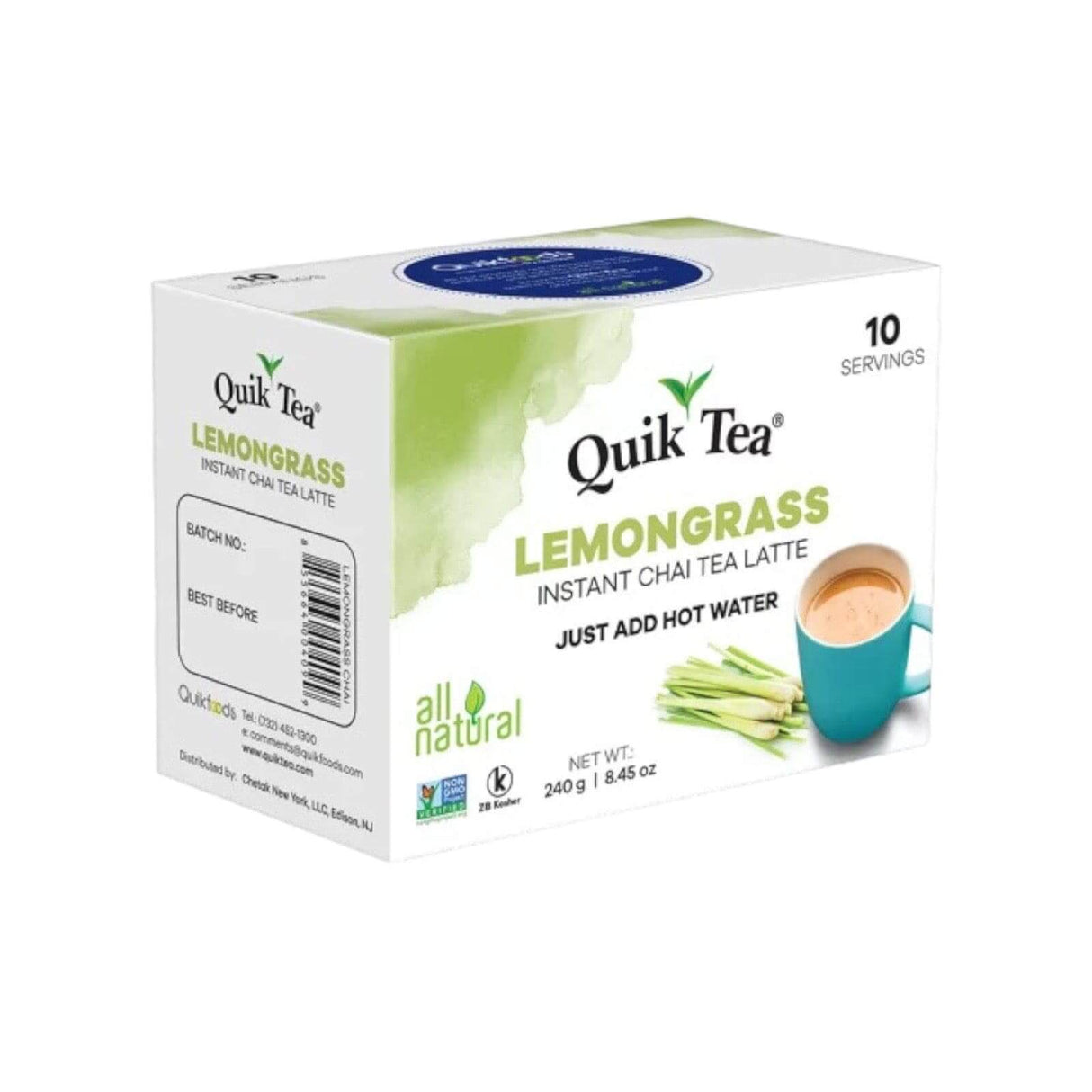 Quik Tea Lemongrass Instant Chai Tea Latte
