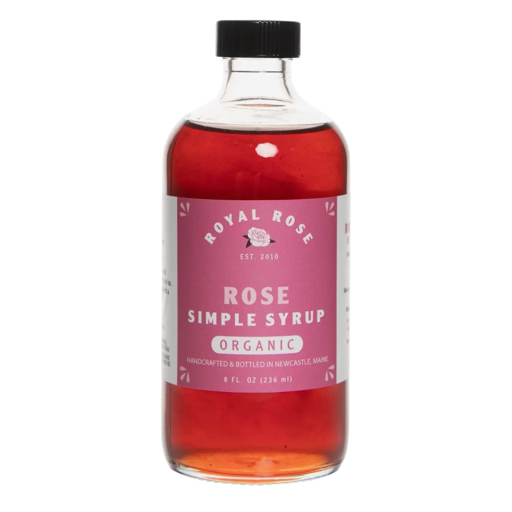 Royal Rose Syrups - Rose Organic Simple Syrup - 8 oz