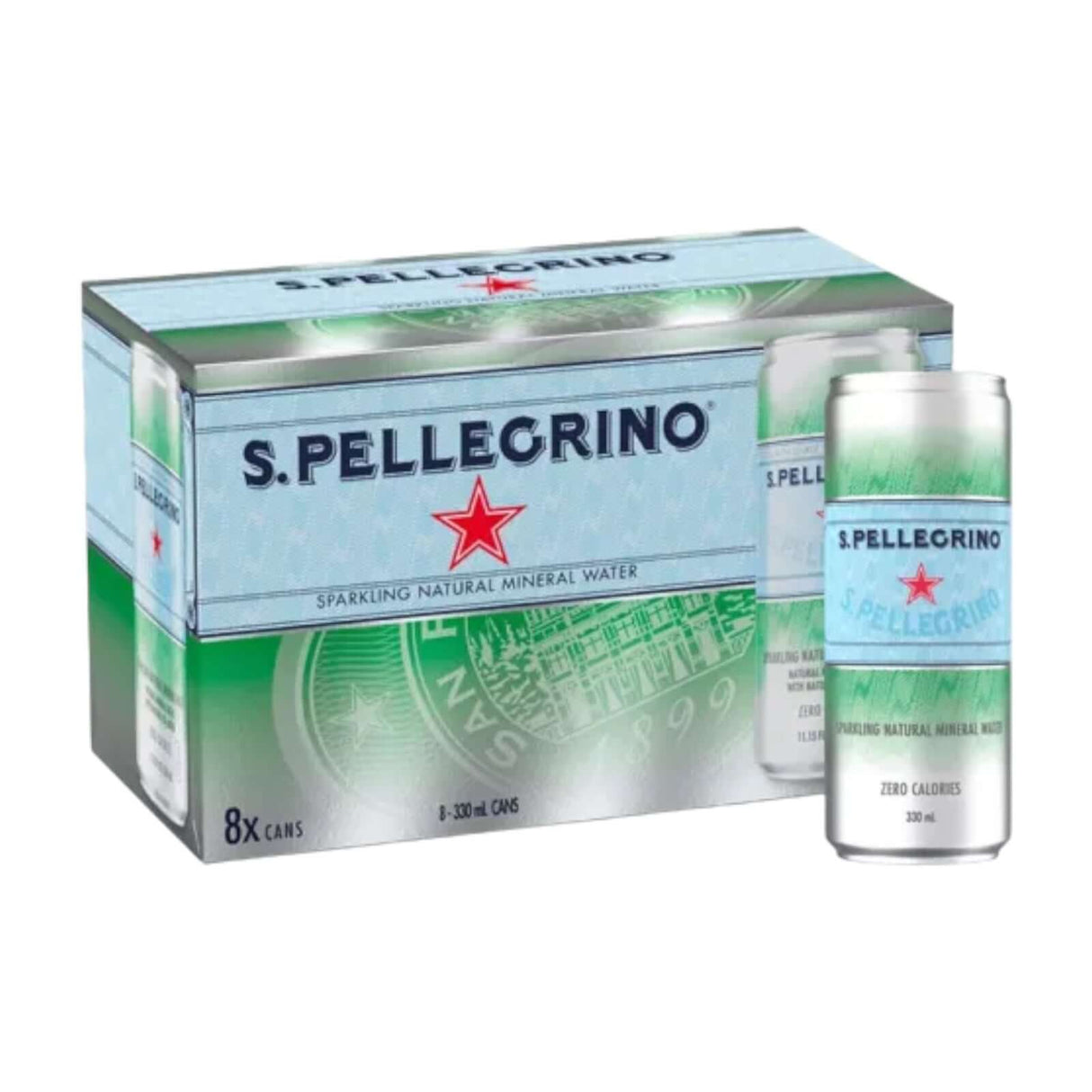 S.Pellegrino Unflavored Sparkling Natural Mineral Water