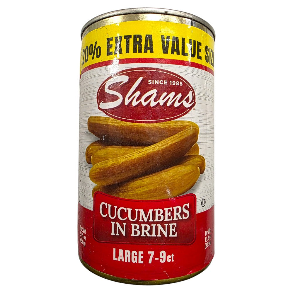 SHAMS CUCUMBERS IN BRINE LARGE