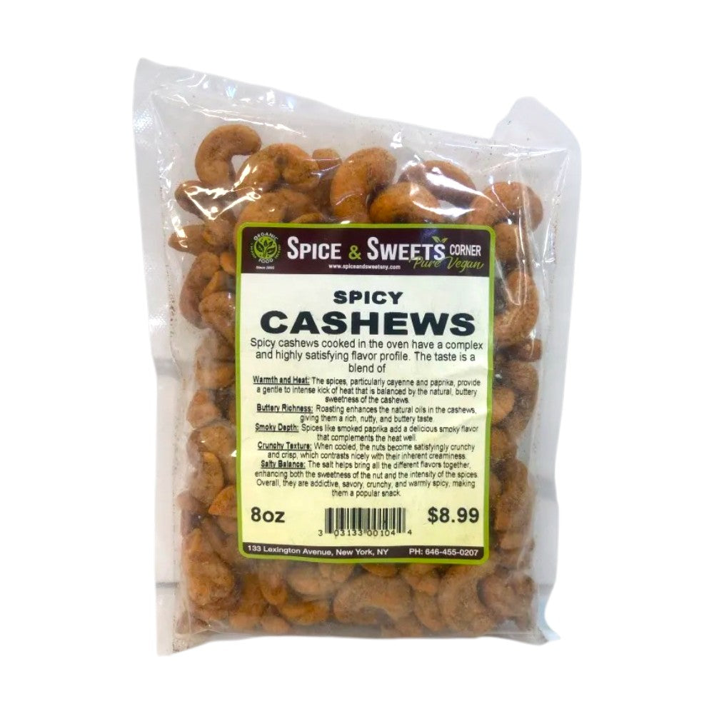 SPICY CASHEWS ( 8 OZ)