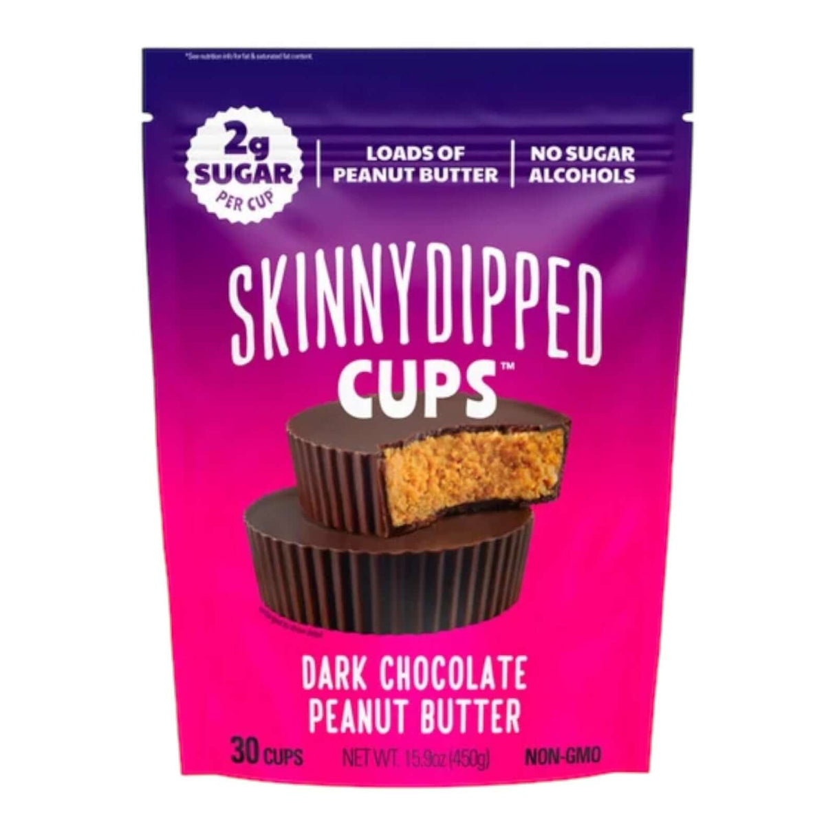 Skinny Dipped Dark Chocolate Peanut Butter Cups