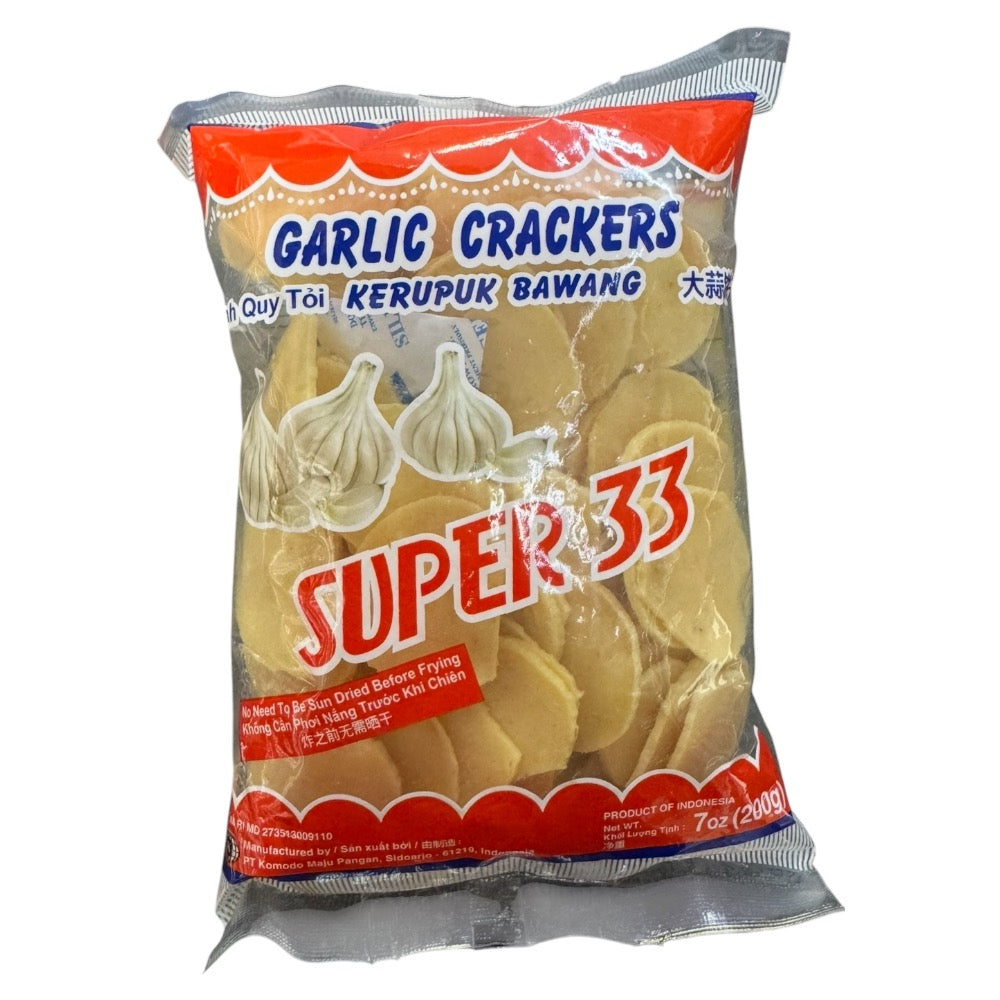 Super 33 Garlic Crackers