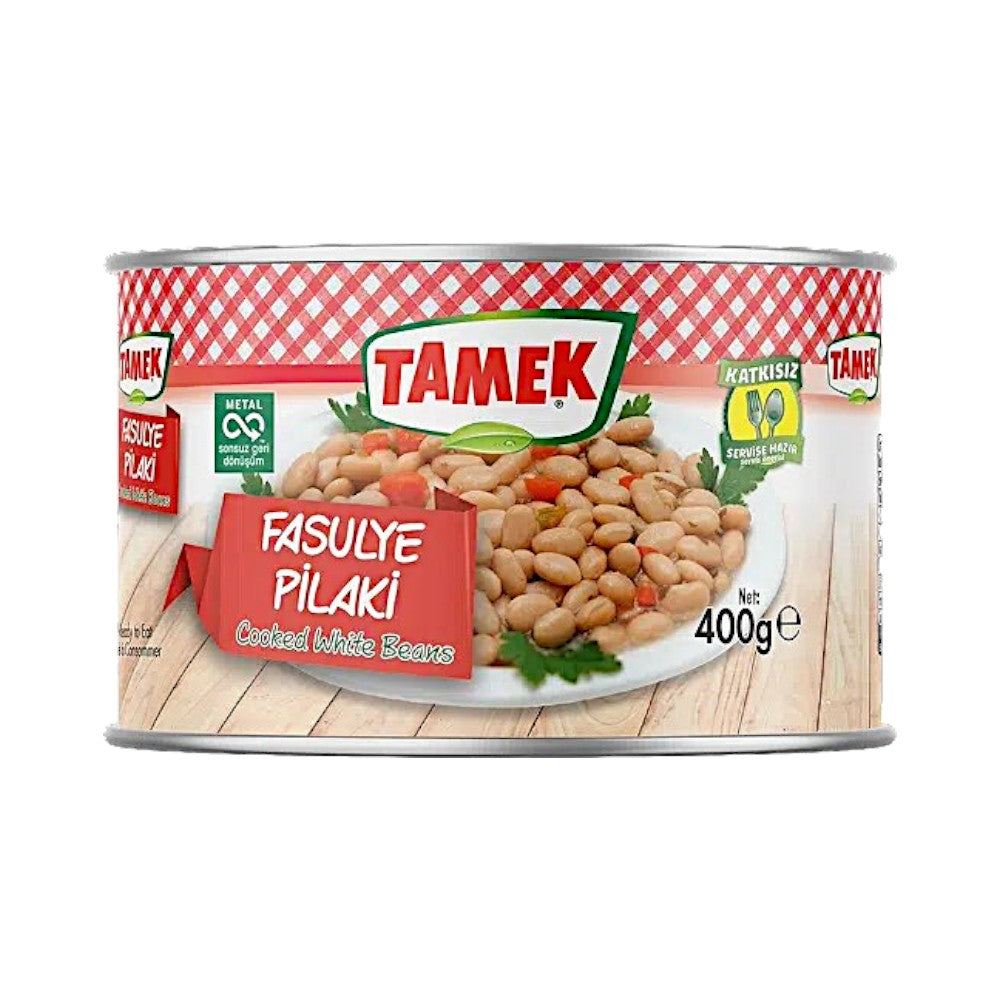 TAMEK FASULYE PILAKI (COOKED WHITE BEANS)